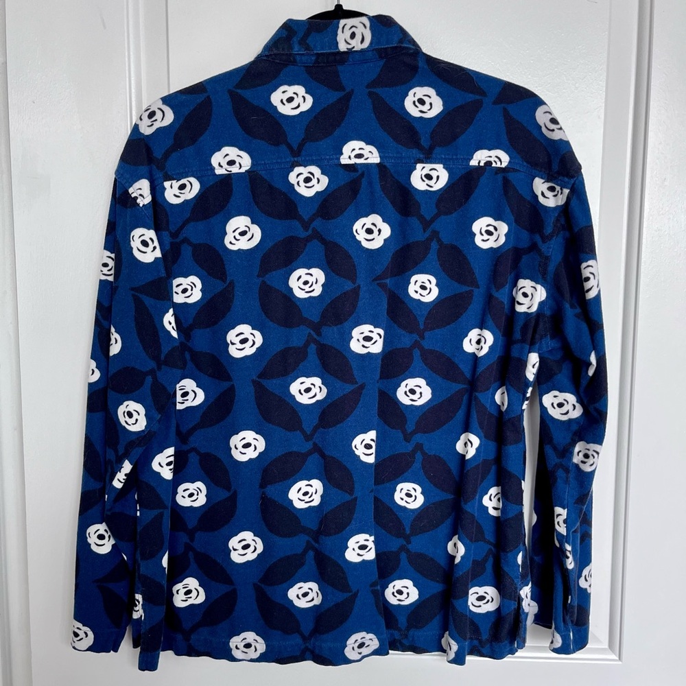 Marimekko for Uniqlo Flannel Button Down Shirt, Size M - Picture 3 of 4